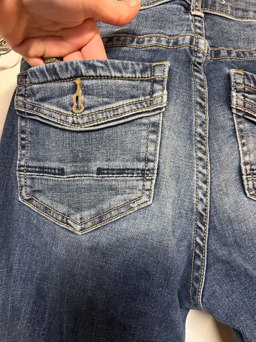 M1: BKE Payton Mid-Rise Bootcut Jeans Size 27x31.5 - Picture 4 of 5